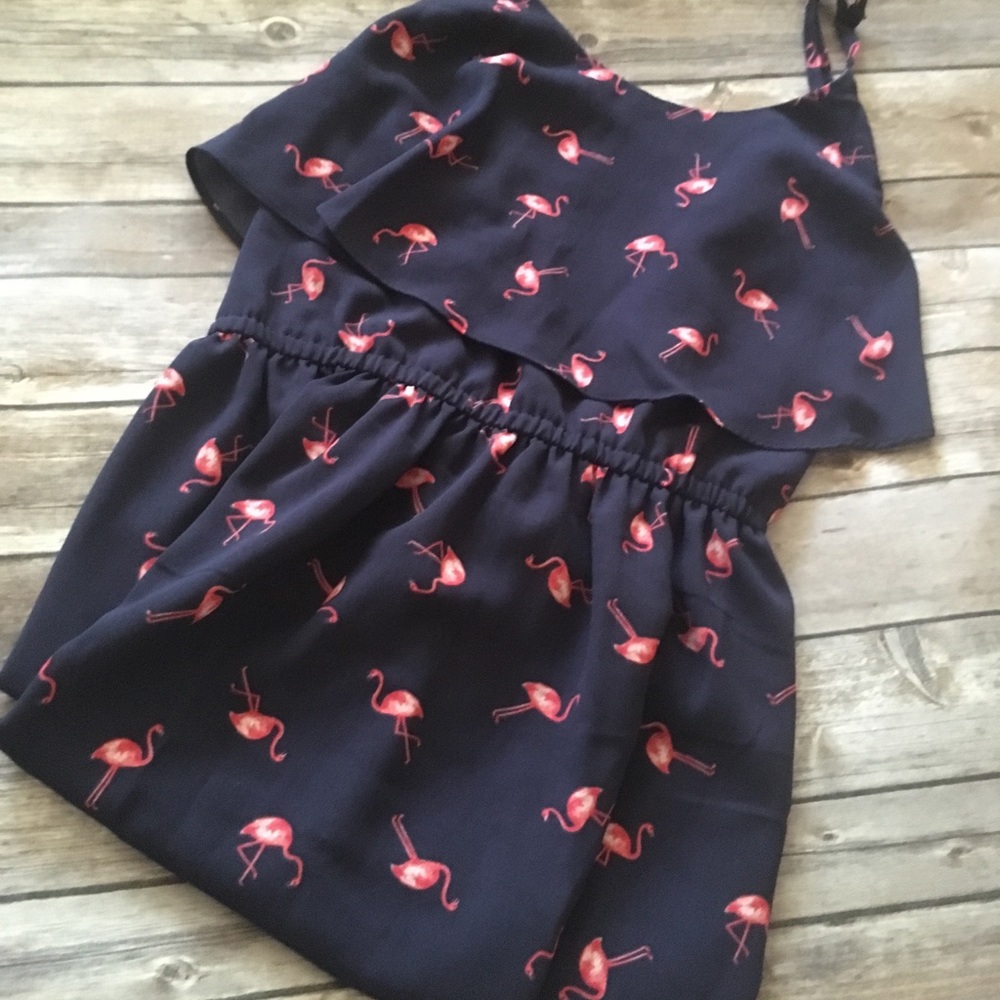 RePosh:) Elle Flamingo Mini Dress Size L